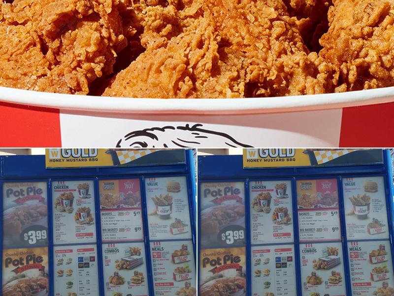 KFC Menu