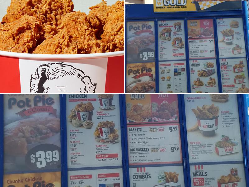 KFC Menu