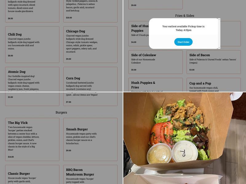 Fry Like An Eagle Menu