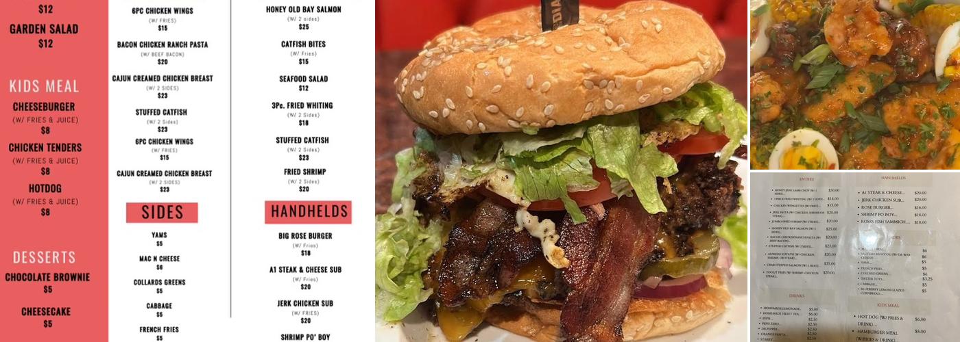 Rose's Kitchen Menu
