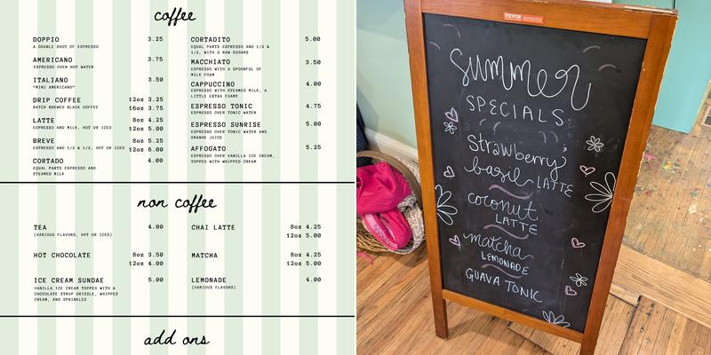 THIRD PLACE COFFEEHOUSE Menu