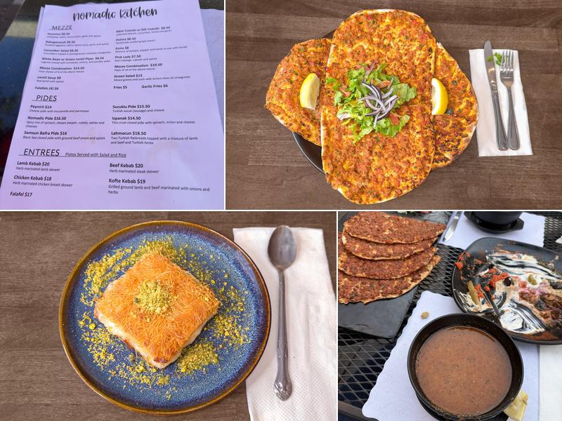 Nomadic Kitchen Menu