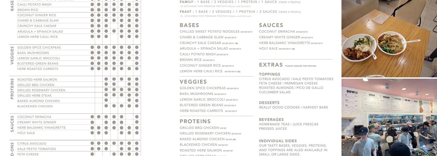 Fresh Kitchen Lutz Menu