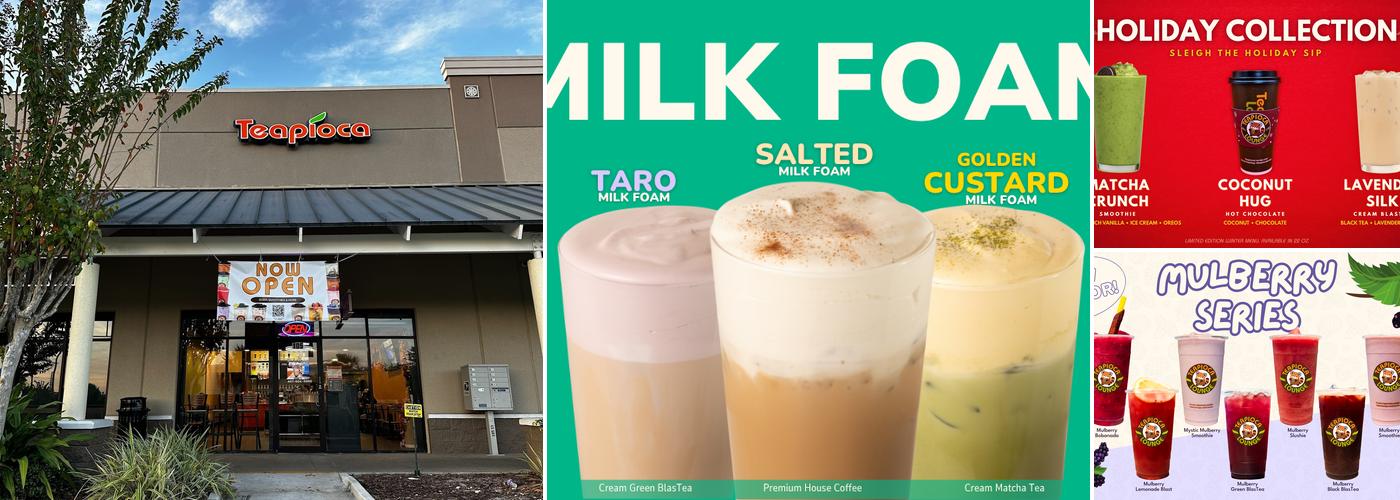 Teapioca Lounge Menu