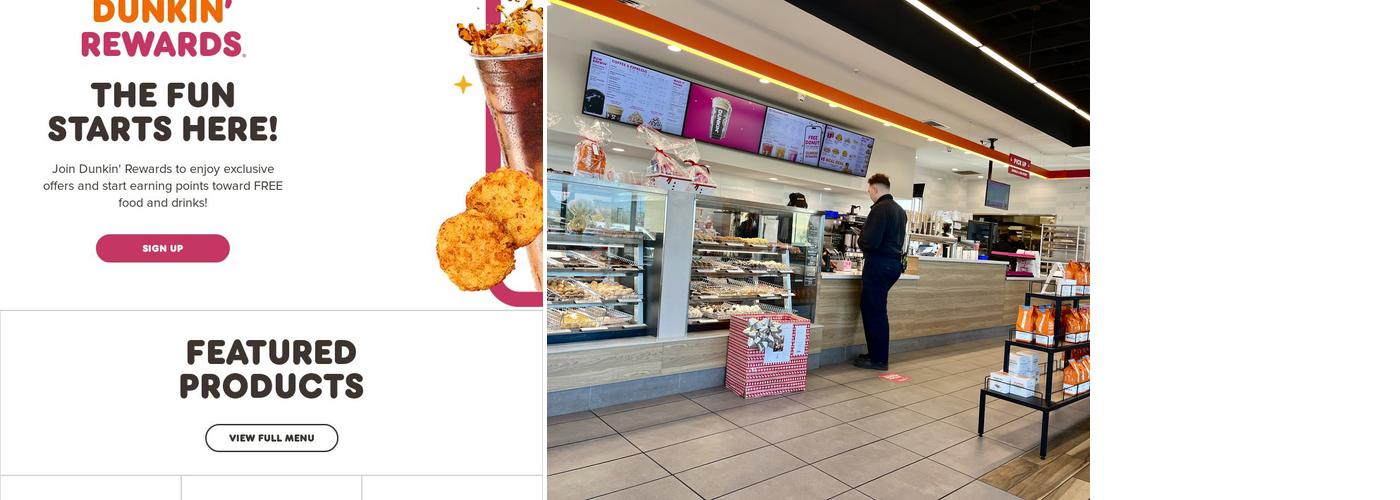 Dunkin' Menu