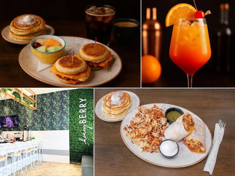 Honey Berry Pancakes and Cafe