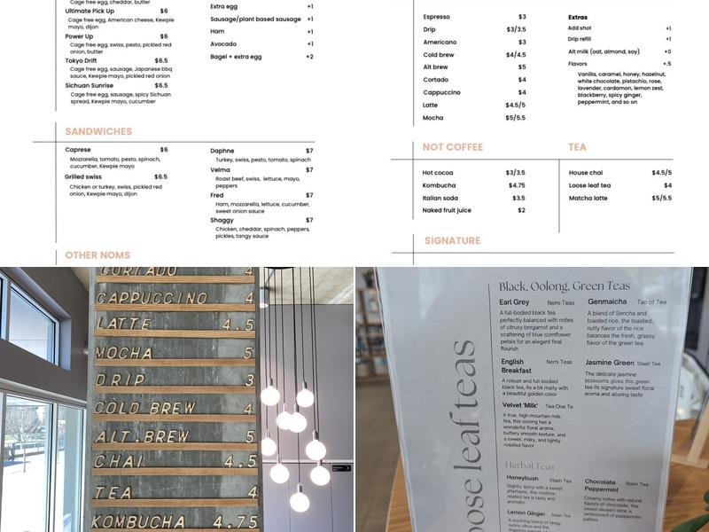 Jubilee Hall PDX Menu