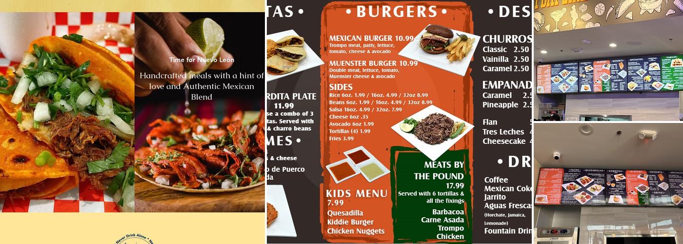 Taquería & Tamaleria Nuevo León Menu