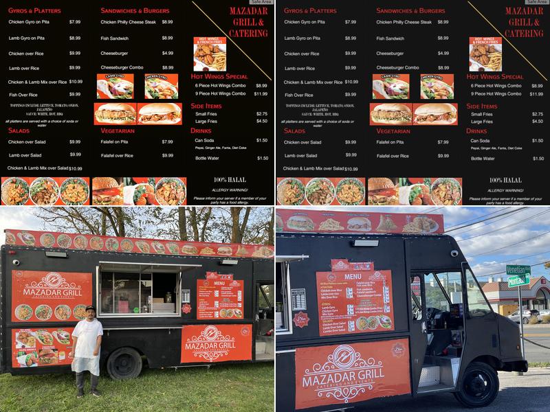 Mazadar Grill & Catering Menu