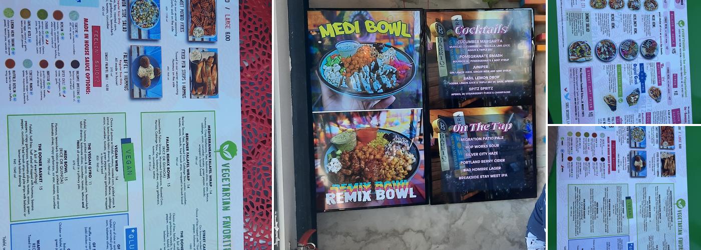 Spitz Hillsboro Menu