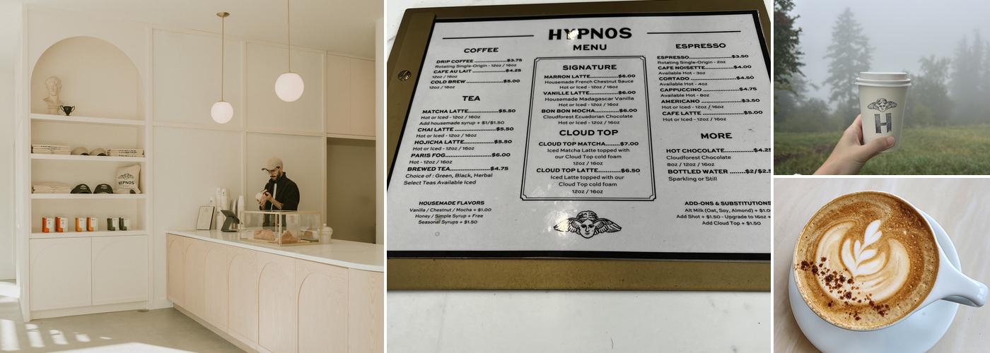 Hypnos Coffee Menu