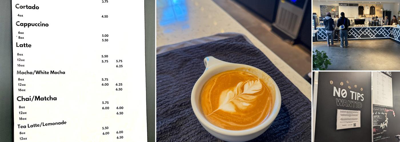 Coffee TAB Menu
