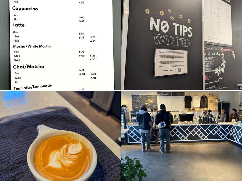 Coffee TAB Menu