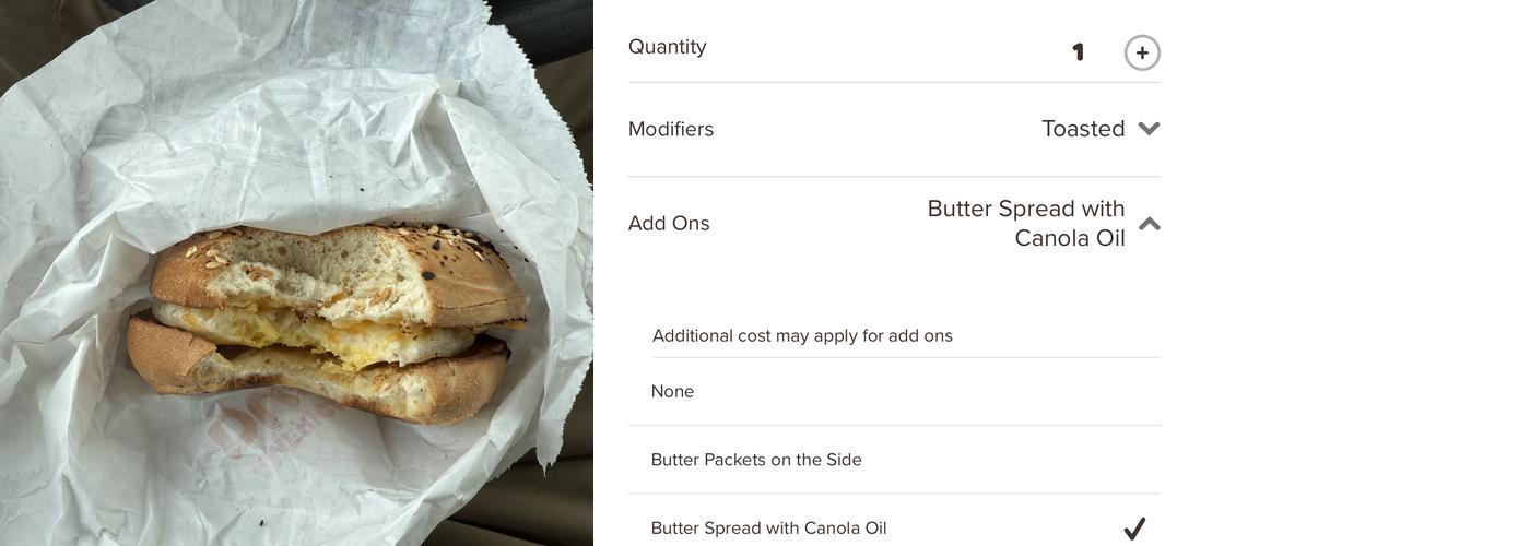 Dunkin' Menu