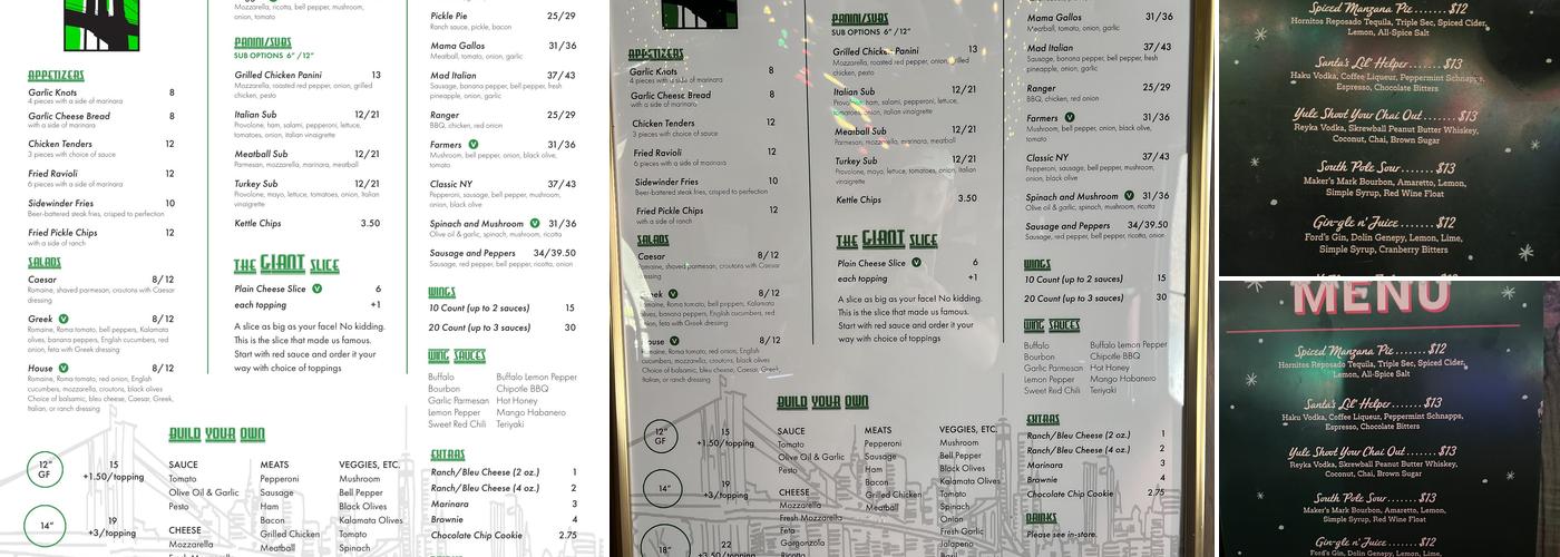 Lala's South Pole Menu