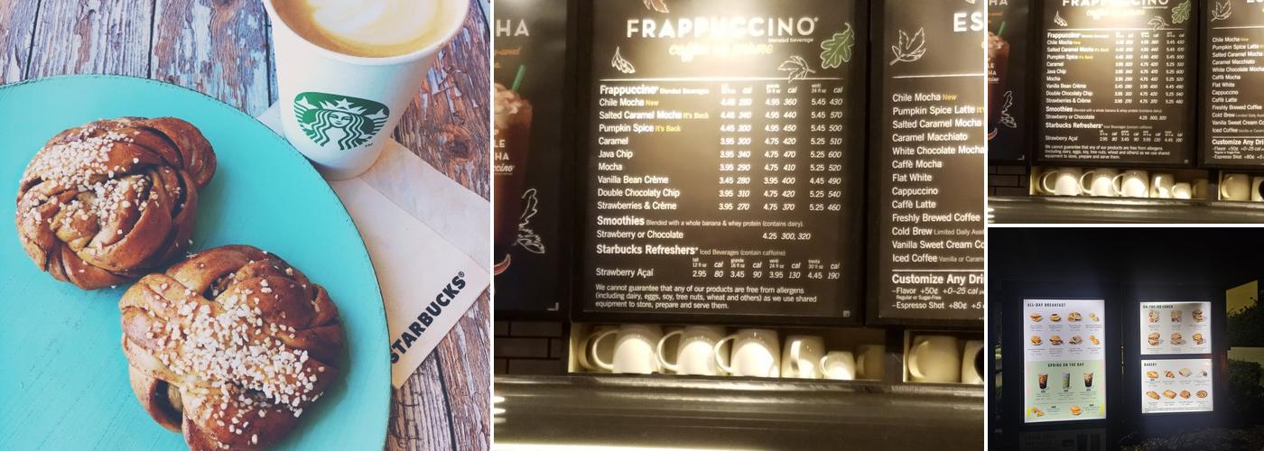 Starbucks Menu