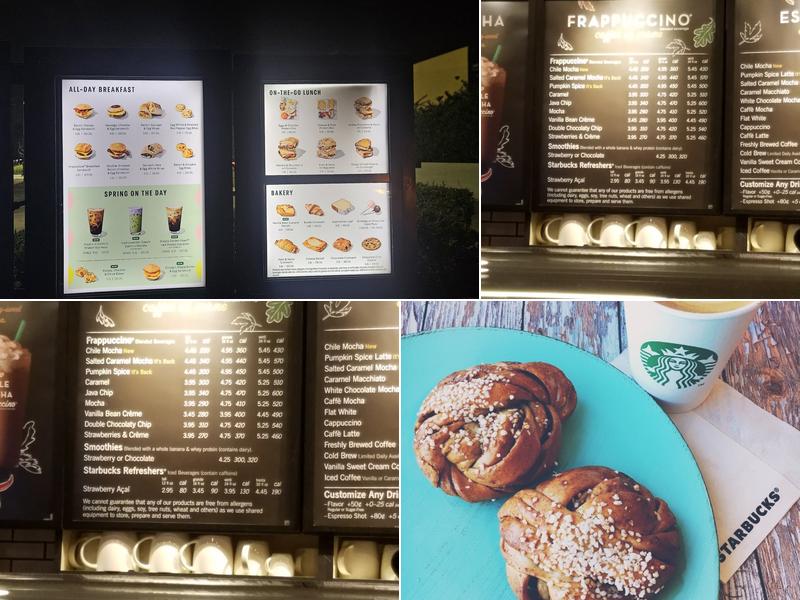 Starbucks Menu