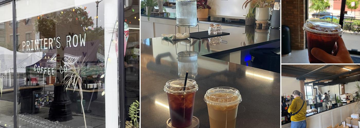 Printer's Row Coffee Co. Menu