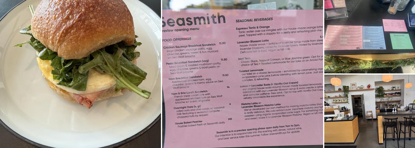 Seasmith Menu