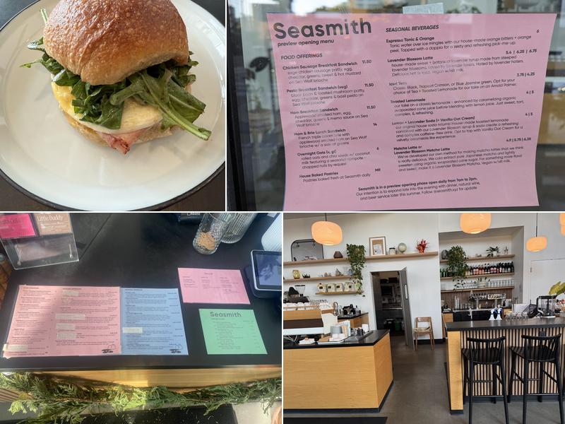 Seasmith Menu