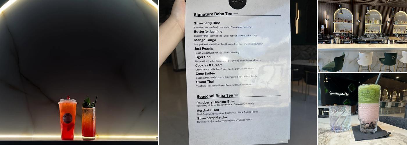 Sereniteā Lounge Menu