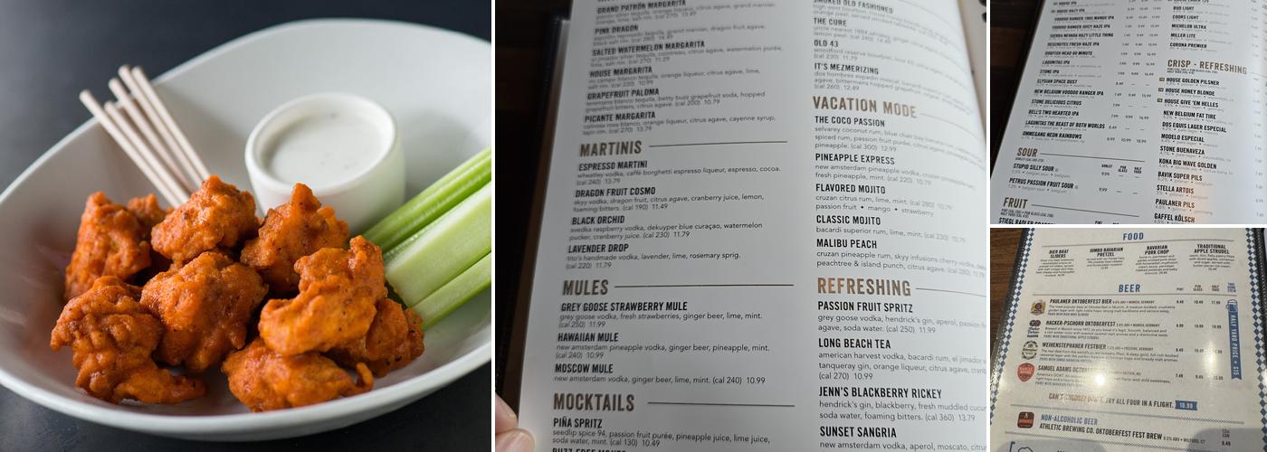 Yard House Menu