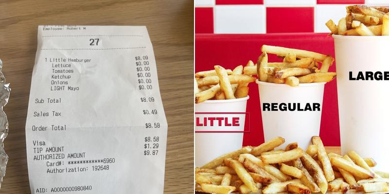 Five Guys Menu