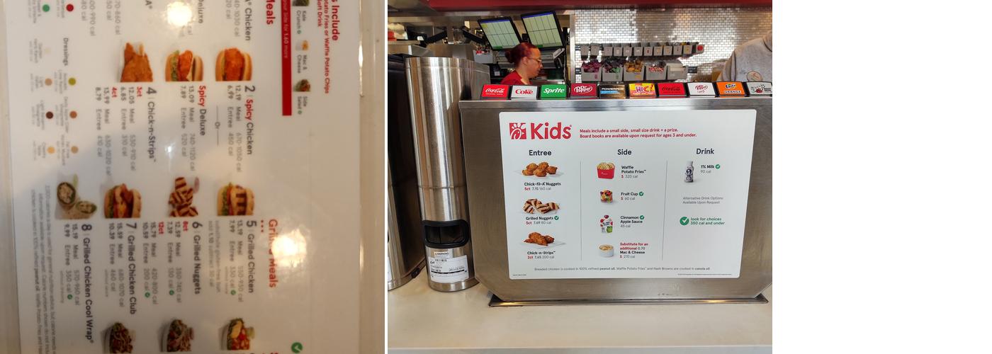 Chick-fil-A Menu