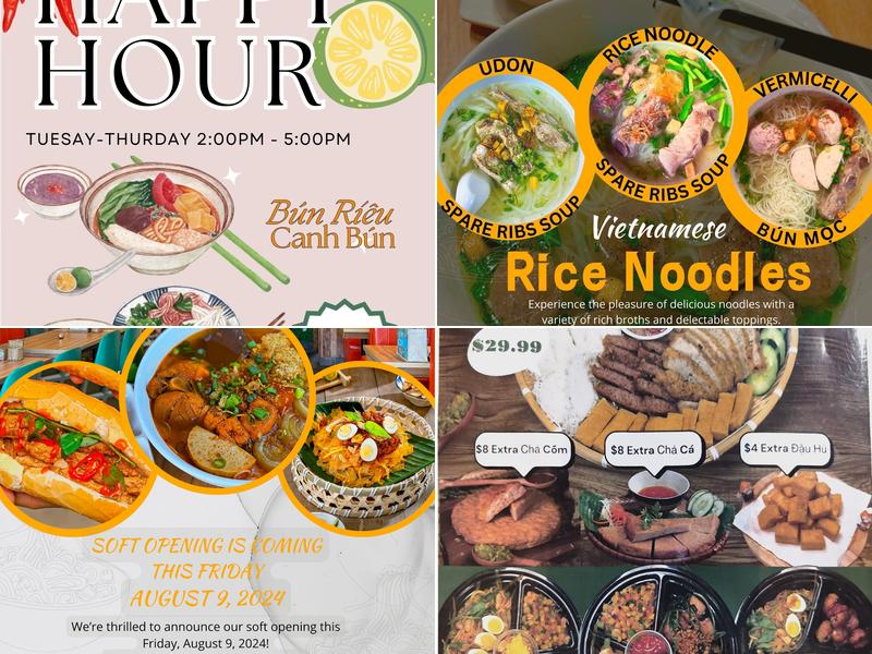 Bep Nha Pudding Menu