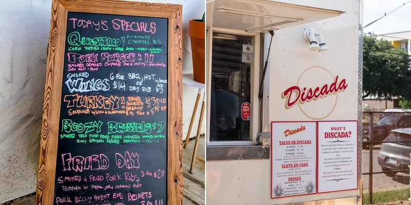 Chalmers Austin Menu