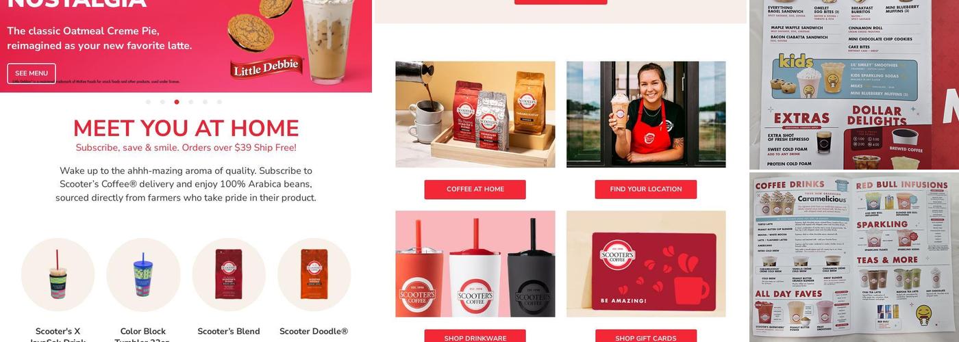 Scooter's Coffee Menu