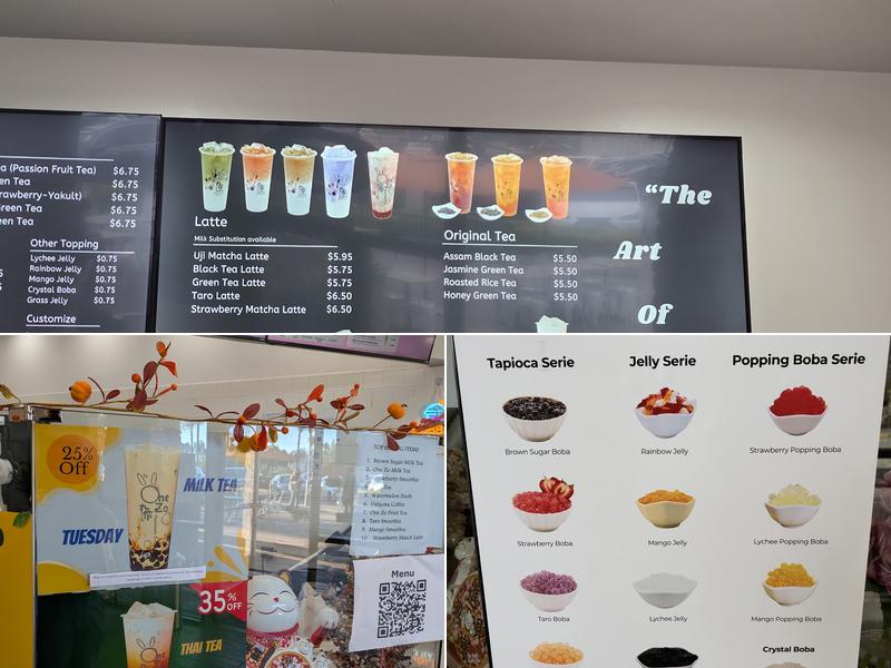 One Zo Boba - Ventura Menu