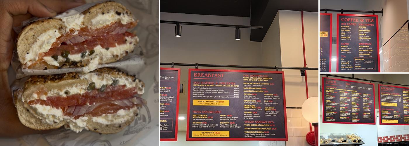Utopia Bagels Menu