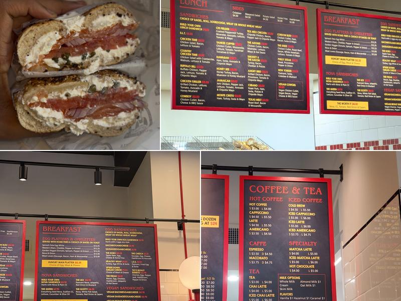 Utopia Bagels Menu