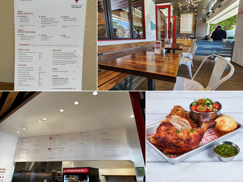 Proposition Chicken Menu