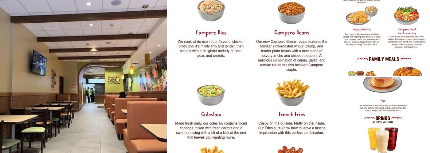 Pollo Campero Menu