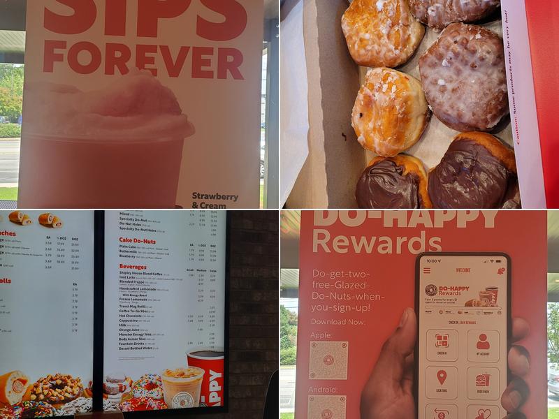 Shipley Do-Nuts Menu