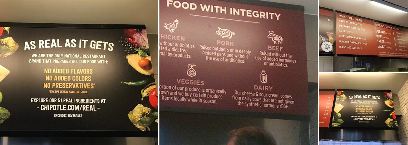 Chipotle Mexican Grill Menu