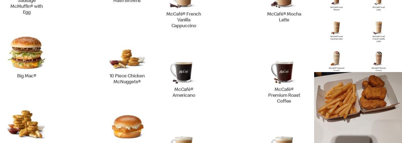 McDonald’s Menu