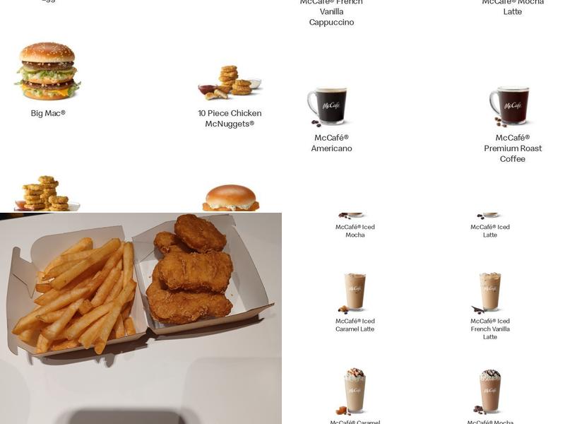 McDonald's Menu