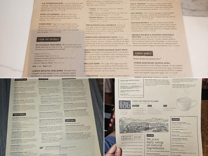 First Watch Menu
