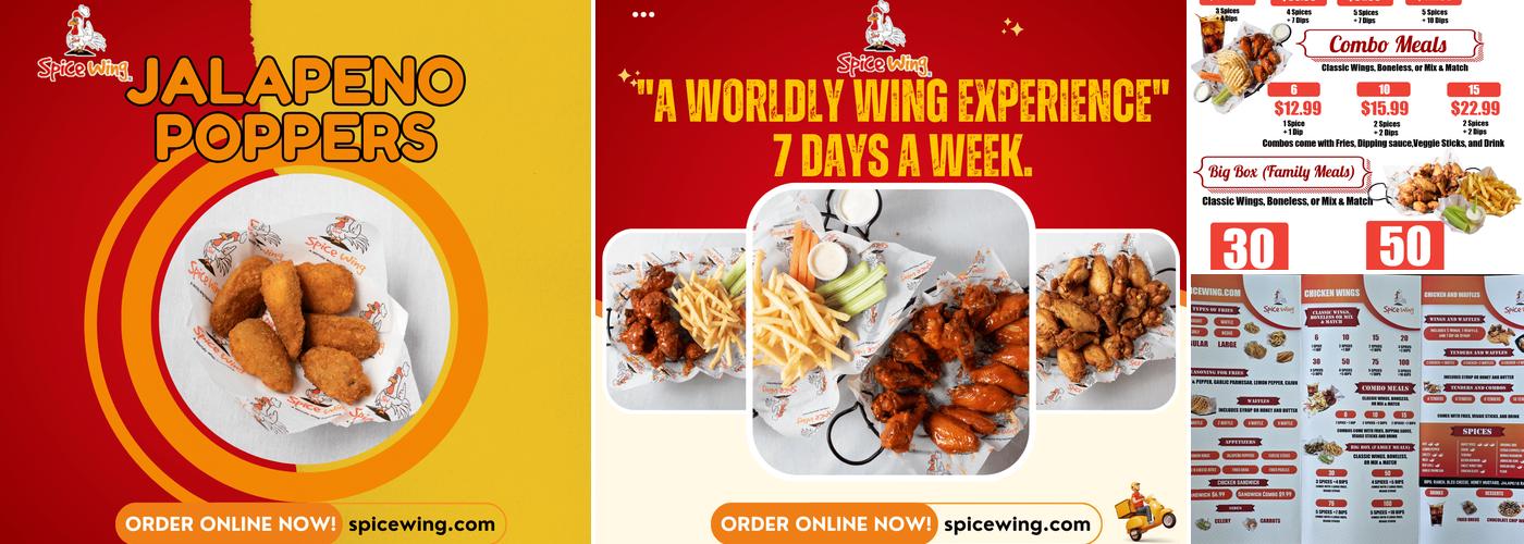 Spice Wing Lewisville Menu