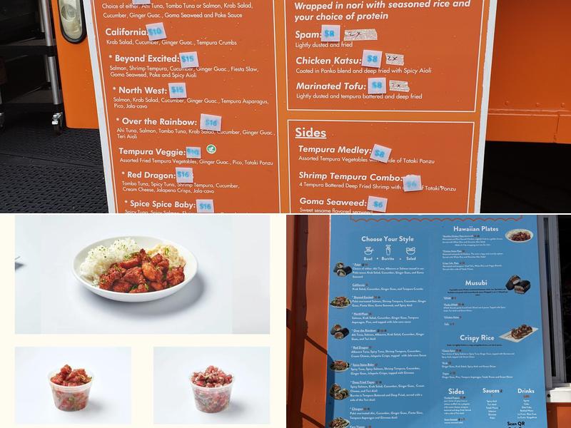 Let’s Roll PDX- Beaverton Menu