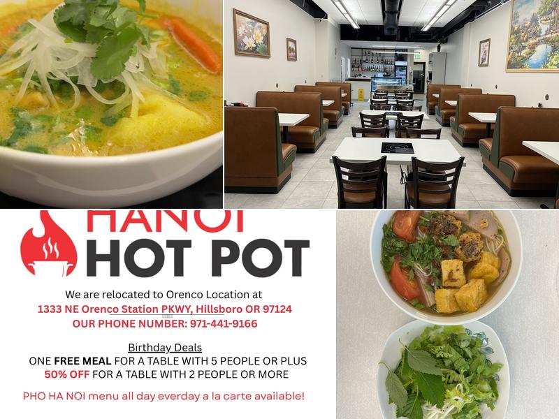 Hanoi Hot Pot 1333 NE Orenco Station Pkwy, Hillsboro