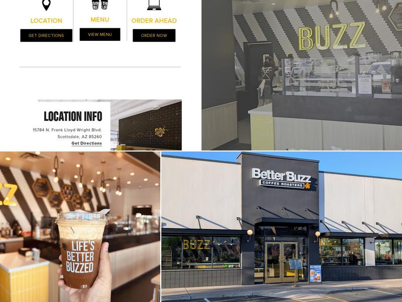 Better Buzz Coffee – Scottsdale 15784 N Frank Lloyd Wright Blvd, Scottsdale