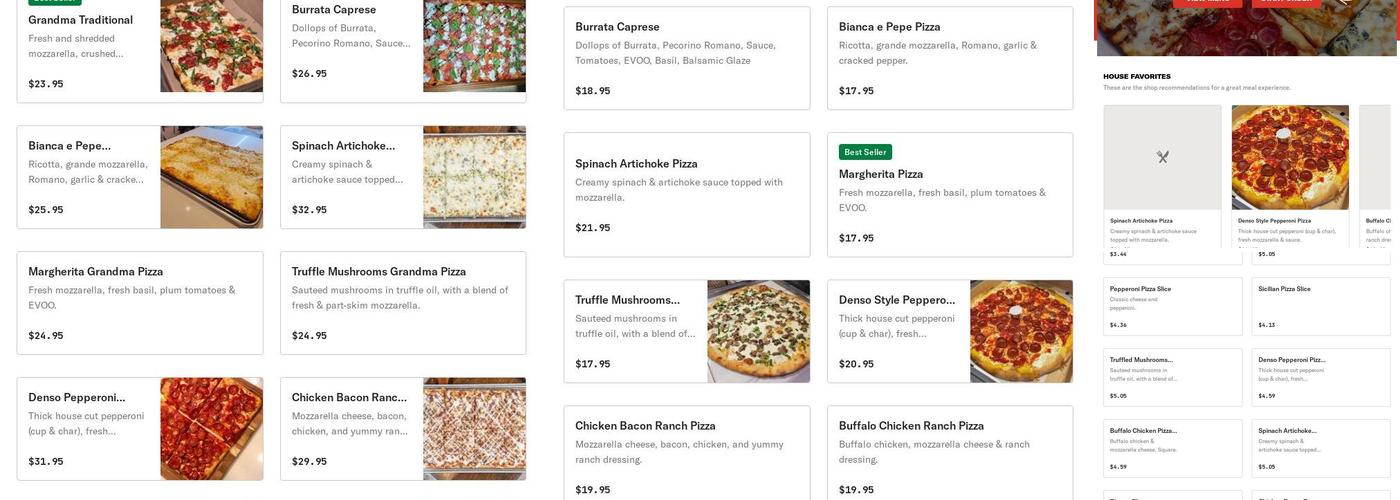 Mimi's Pizza (Broadway) Menu