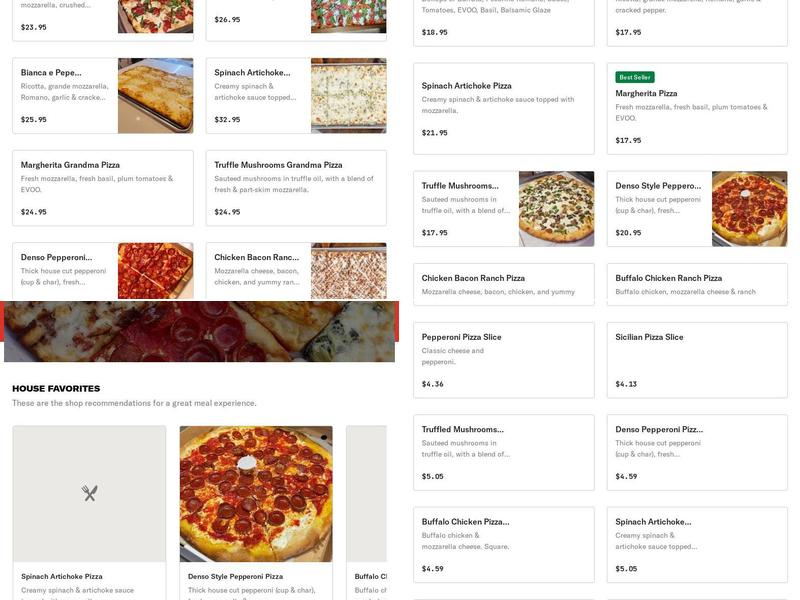 Mimi's Pizza (Broadway) Menu