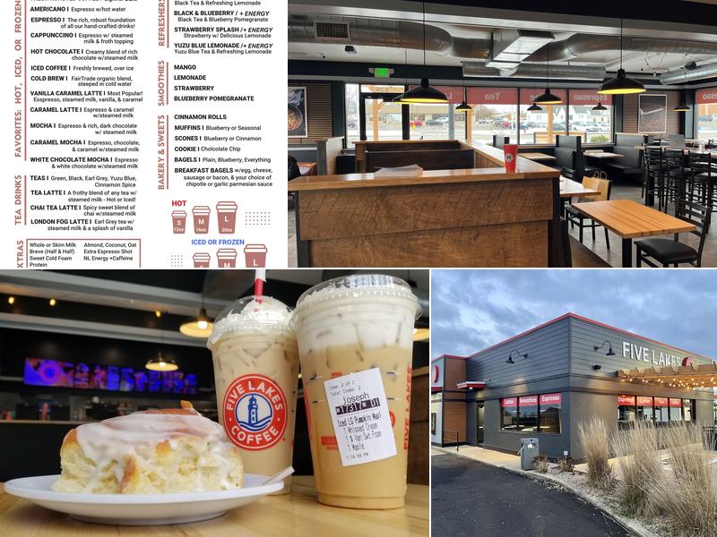 Five Lakes Coffee Menu