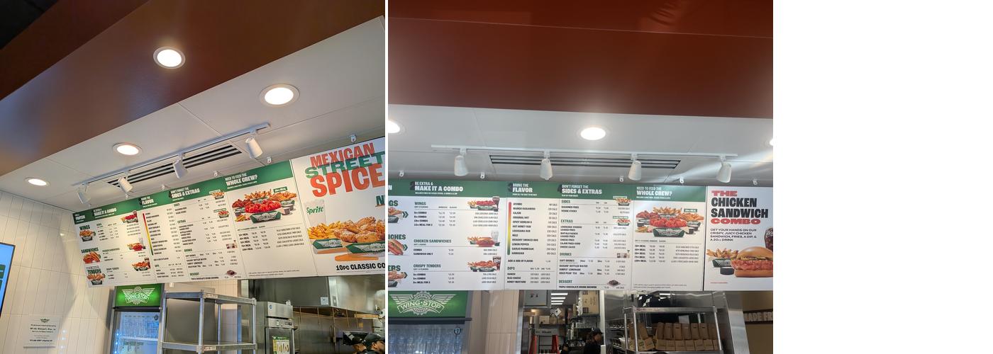 Wingstop Menu