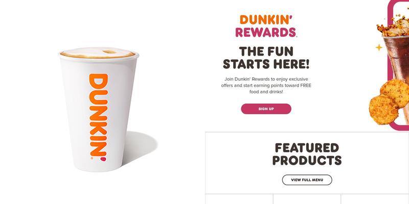 Dunkin' Menu